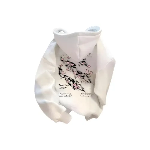 GOYN Белый Серый Флисовая подкладка Школьные свитшоты