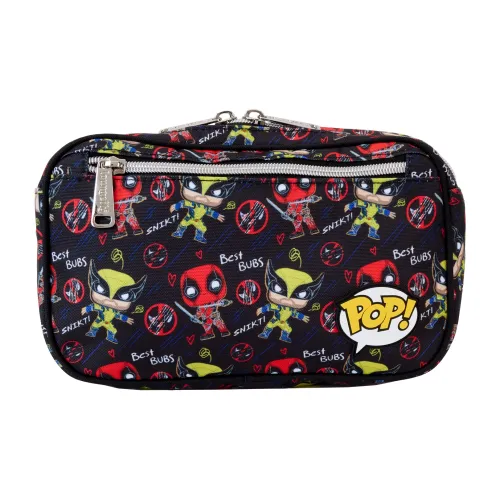 Loungefly Marvel Deadpool Wolverine Collaboration PU (полиуретан) Баночка Унисекс Черный