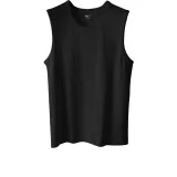 Круглый вырез, 1 упаковка (черный), 100% хлопок, дышащий, рекомендуемая ширина плеч, высокий отскок