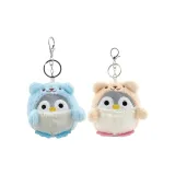 2 шт Хамстер Пингвин Сплав Нижняя Заколка, Синий+Розовый Оранжевый