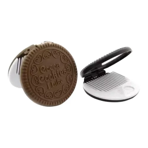 Подарки Oreo Зеркальце Comb Наборы Маленькое Зеркальце Comb Интегрированное Портативное Зеркало для макияжа 2 в 1 Складное Зеркало