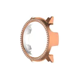 Гальванизированный Розово-золотой [Однобортный Ромб Ажурный-Внешний Чехол]