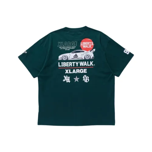 XLARGE совместный модель X LIBERTY Walk Liberty Walk Fw25 T-рубашка Унисекс
