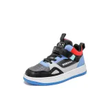 HEB-121 Черный Синий [Высокий Топ Тонкий Хлопок]