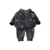 Чёрный набор из трёх предметов