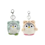 2 шт Хамстер Пингвин Сплав Нижняя заколка, Зеленый+Розовый Оранжевый