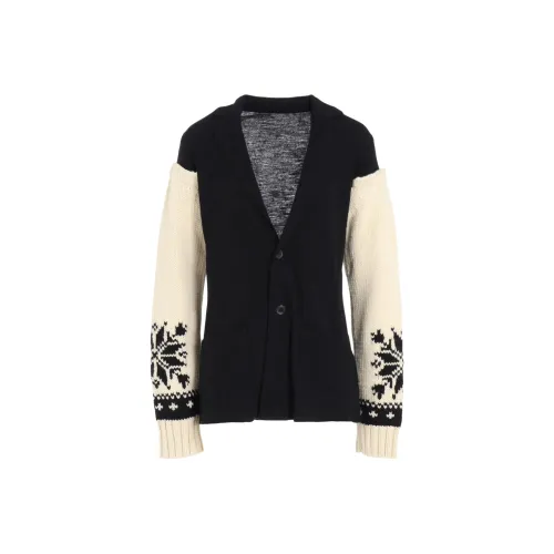 Yohji Yamamoto Femme FW25 WOOL INTERLOCK SNOW PATTERN JACKET Knit Women's