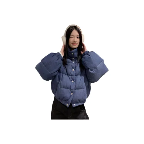 MUCCHIC Джинсовый синий Женские пуховики