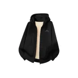 [Thickened Polyester-Cotton Sherpa] Черный (Mountain Climbing Transformable Логотип на груди)