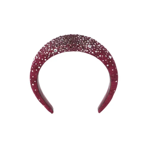 GUCCI Canvas Ободки Женские Бордо Красный