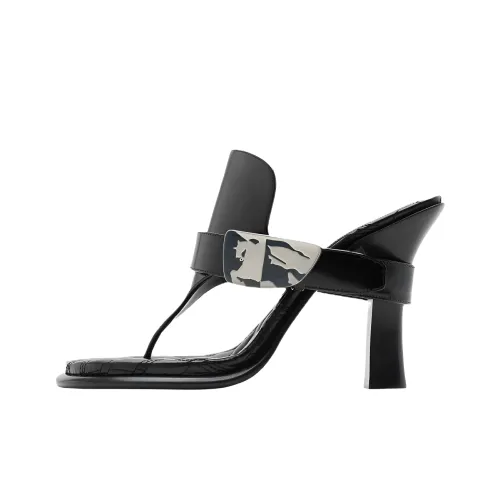 Burberry Шлепанцы Женские Черные