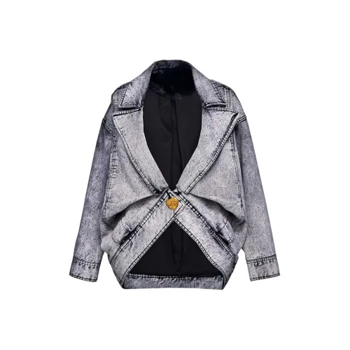 Laurence Chico 3D-эффект Cutting Пальто Унисекс Черный