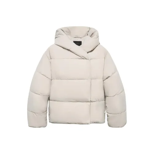 ZARA Collaboration Бежевые Женские Пуховики