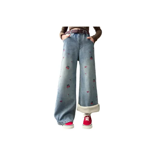 Little Redfish Изображение Цвет С флисовой подкладкой Школьный возраст Джинсы