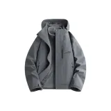 Темно-серый 3-в-1 пальто