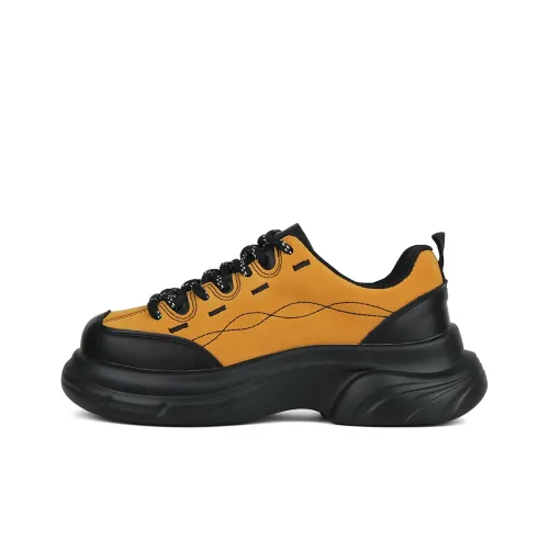 WENPU Амортизация Высота Увеличение Легкий Низкий Топ Толстая Подошва Женские Кроссовки