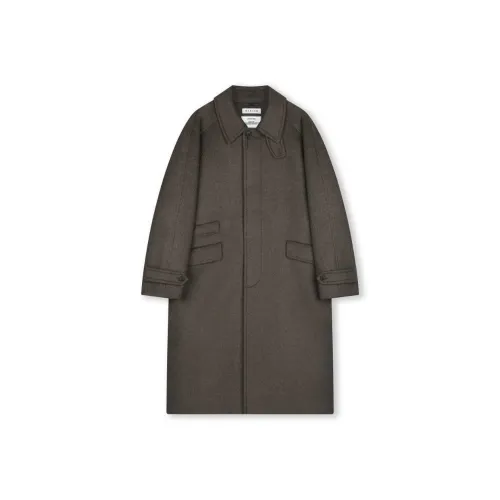 BESLOW OVERSIZED Кашемир BALMACAAN Пальто MELANGE Темно-оливковый Пальто Мужской