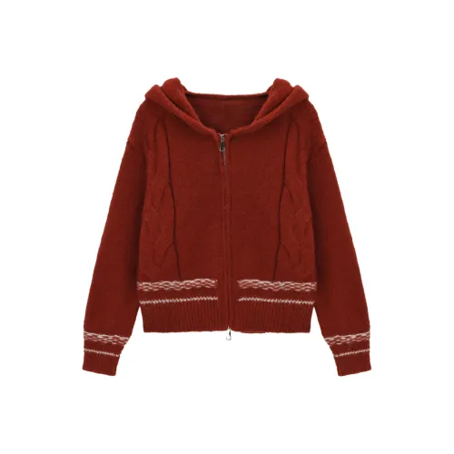 MISHOW Винтажный красный женский свитер