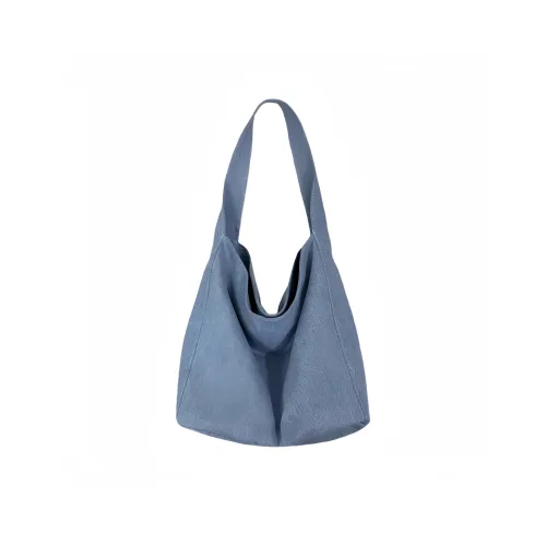 Versman Холст Плечевая сумка Стандартная Женская Белая Синяя