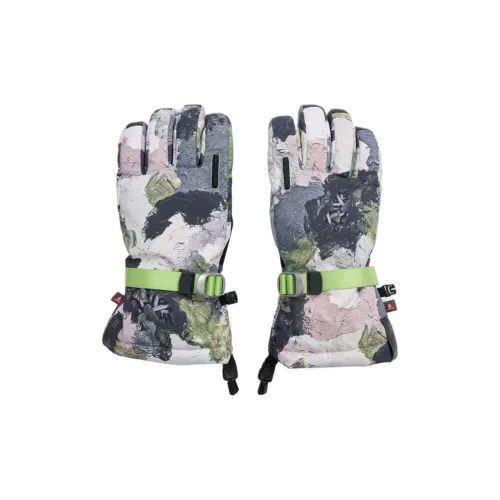 DESCENTE Спортивные перчатки Унисекс Многоцветные Синие