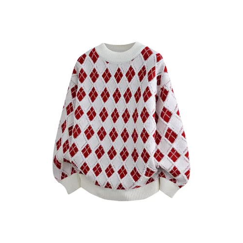 HATCHESSEL Круглый вырез Вязаная модель Свитер Унисекс