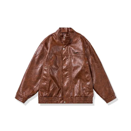 QIANJINNIU Кожа Куртка Мужская