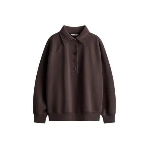 H M Темно-коричневые женские свитшоты