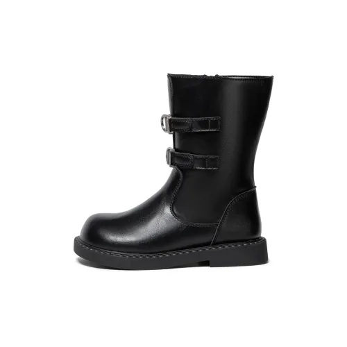 Snoffy Термические противоскользящие кожаные ботинки для детей в возрасте 3-7 лет