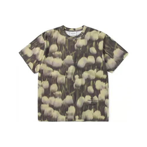 Thisisneverthat Размытый цветочный дизайн Tee MULTI T Рубашка Унисекс Желтый