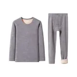 Средний серый комплект одежды [круглый вырез]