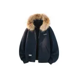 Темно-синий с флисовой подкладкой