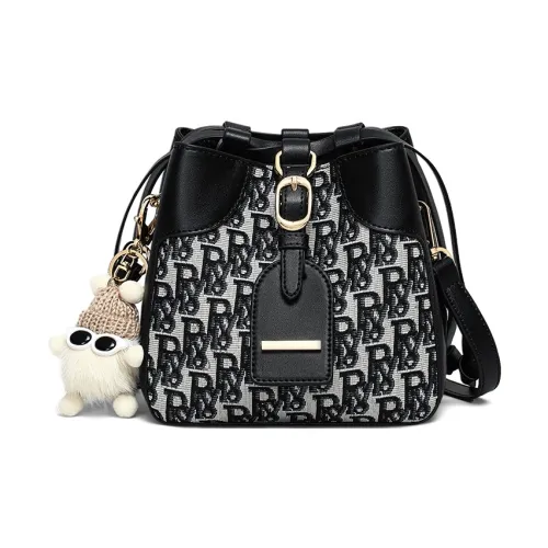 Crtnzo Kroez Ткань Синтетическая кожа Сумка через плечо Стандартная Женская Экстрим Найт Черный