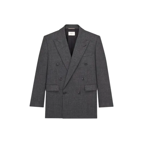 SAINT LAURENT Бизнес-костюм пальто женское