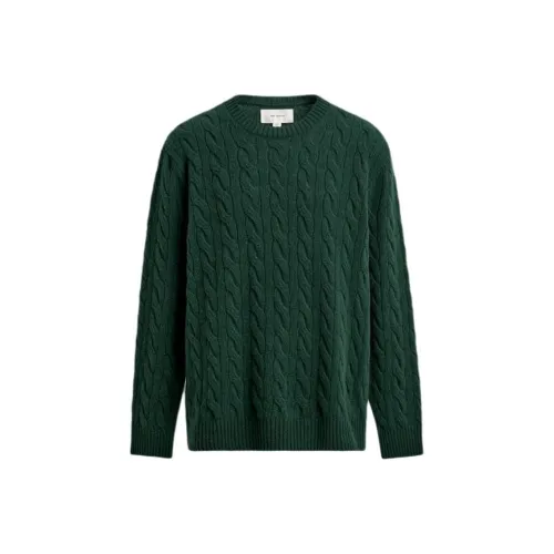 ZARA Collaboration ORIGINS Темный цвет вина мужской трикотаж