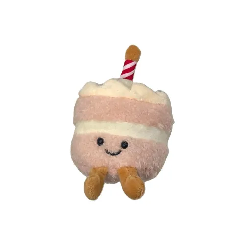 Nodding Bud Bug Веселье Food Birthday Cake Счастливый Dessert Украшение Милый Кукла Плюшевый Подвеска 10 см Длина Корпуса