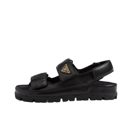 PRADA One Ремень Сандалии Женские Черный