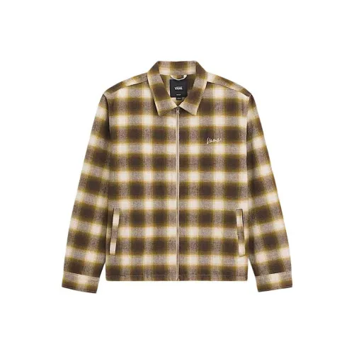 VANS Коричневый Желтый Мужские Рубашки
