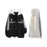 Чёрный+Белый [с флисовой подкладкой]