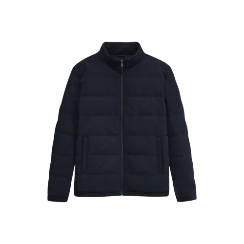 Jiumuwang Мужские брюки Expert Осенний и Зимний пуховик Облегающий крой Мужской Солнечный Затменный синий