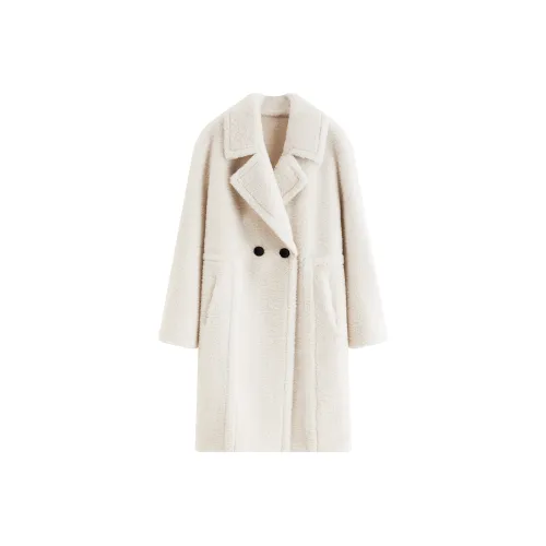 FANSILANEN Кремовый Бежевый Женское Пальто