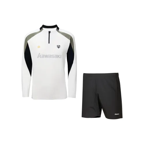 Kawasaki Бадминтон Джерси Унисекс 2 упаковки Белый Синий Фиолетовый