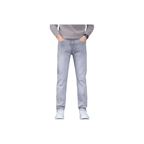 RUXU Gray Men's Jeans RUXU Серый Мужские Джинсы