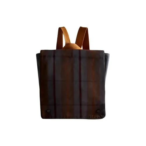 ZARA Хлопок Рюкзак Детский Коричневый Синий