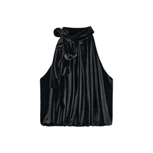 ZARA Collaboration Черные Женские Майки