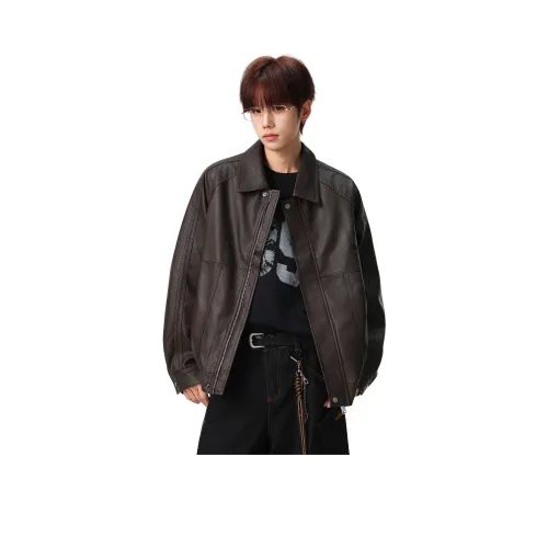 JUNGLE PANDA Кожа Куртка Унисекс