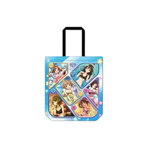 Bandai Хлопок Сумка Женская Мультяшный Цветочный Синий Цвет