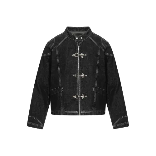 STRUCKCOOL Черный Унисекс Джинсовые куртки