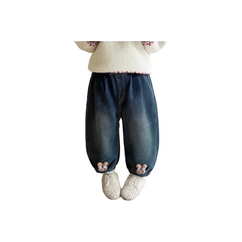 Mami Macca Джинсы Зимний Детские Возраст 3-7 Лет