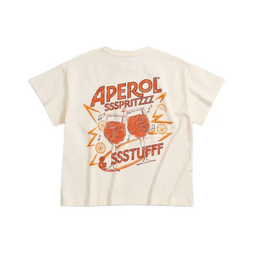 SSSTUFFF Бежевый Унисекс T-рубашки