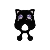 Бобовый Мурмур - Черная плюшевая шапка